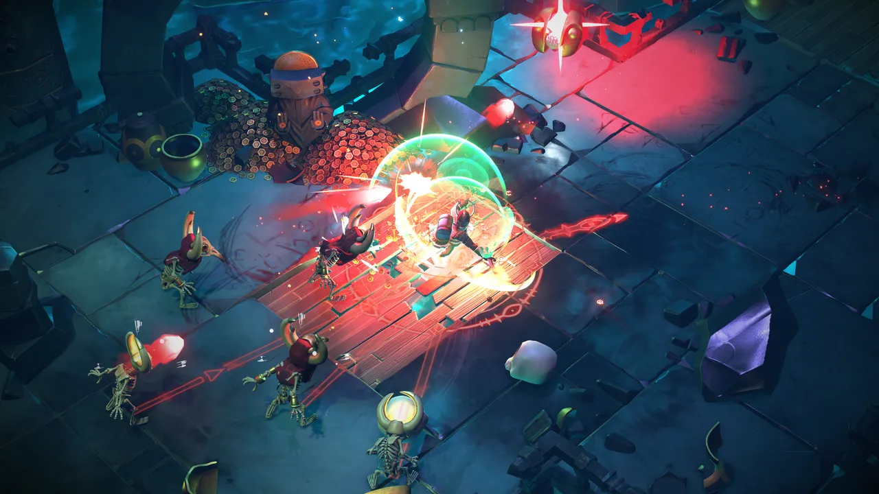 The battle effects are quite beautiful in Rogue Fortune.