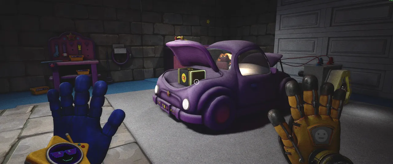 Poppy Playtime 5: One of the batteries is inside the car trunk