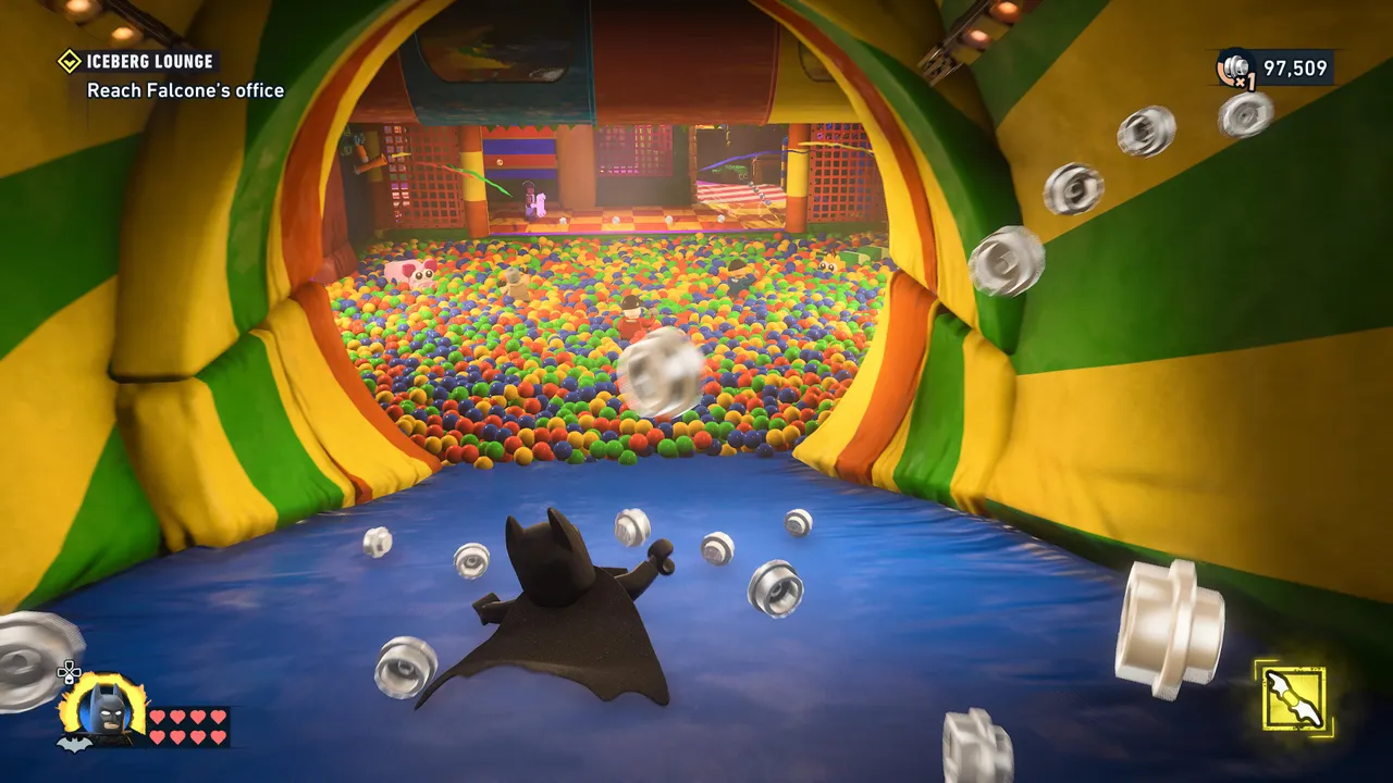 Batman's character and his universe have been pushed through the LEGO filter.