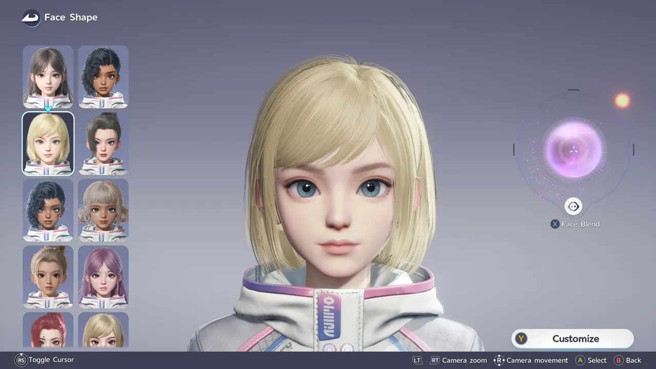 The character creator in Aniimo is really impressive.