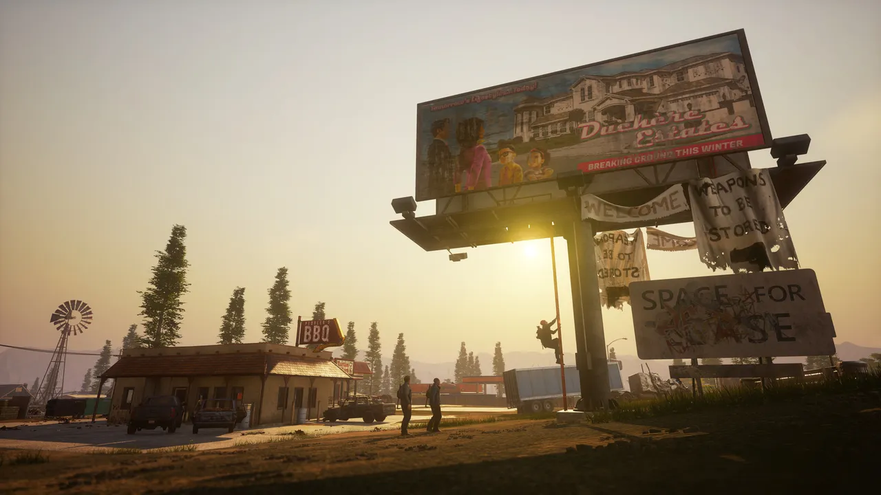State of Decay 2: Juggernaut Edition includes the Homecoming update with expanded locations and focuses on resource scavenging and settlement defense