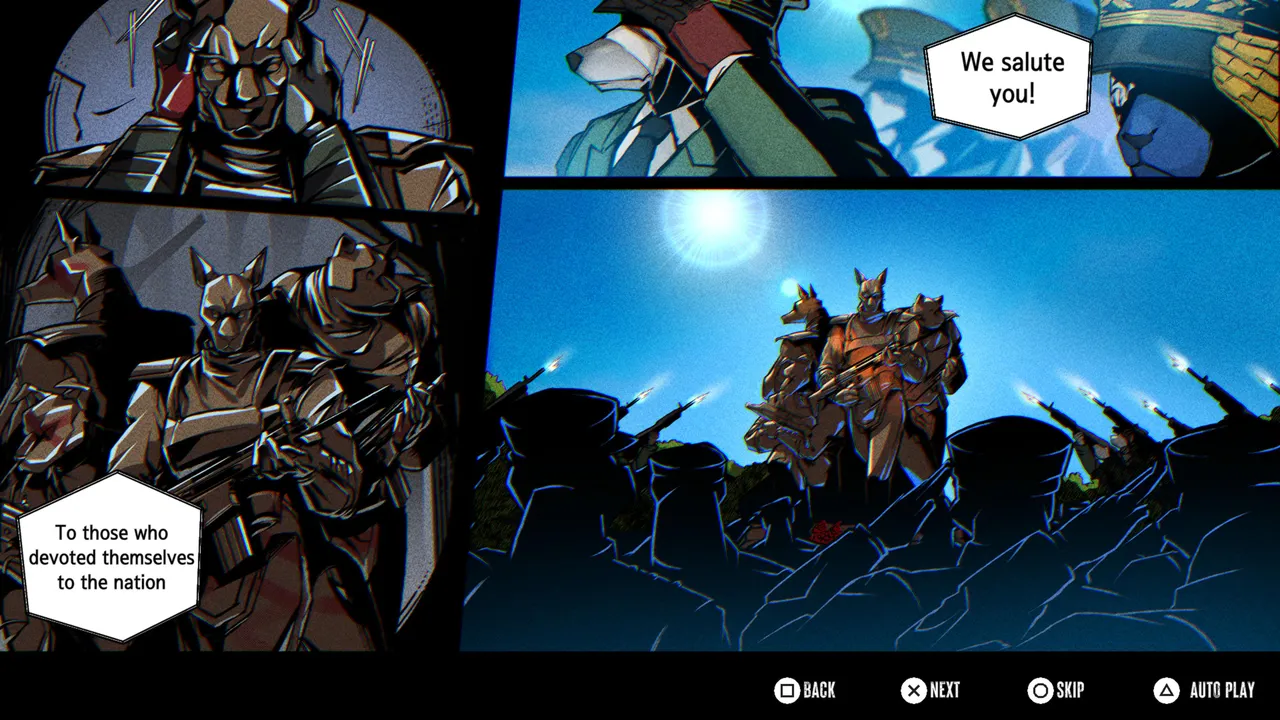 The game explores themes of loyalty, survival, and duty.