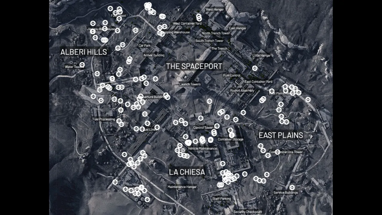 All Husks location on Spaceport.