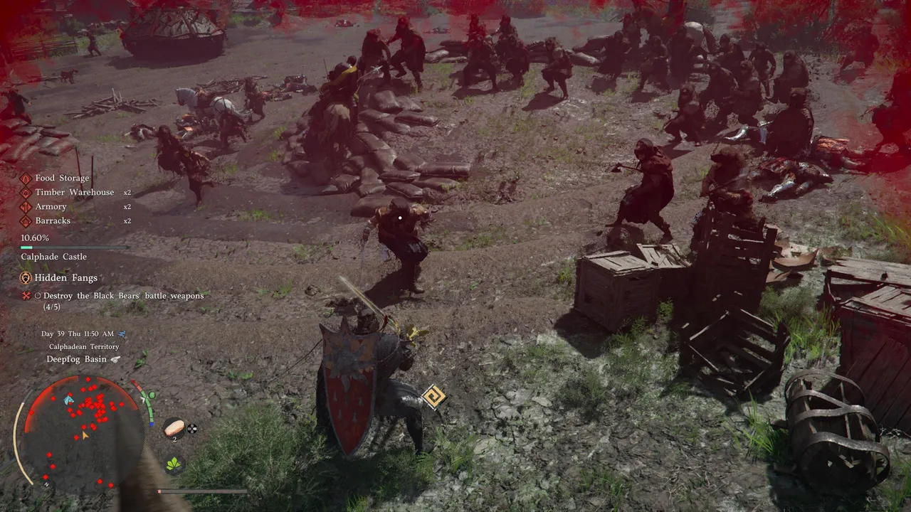 The chaos of large-scale battles is where Crimson Desert's combat system truly shines.