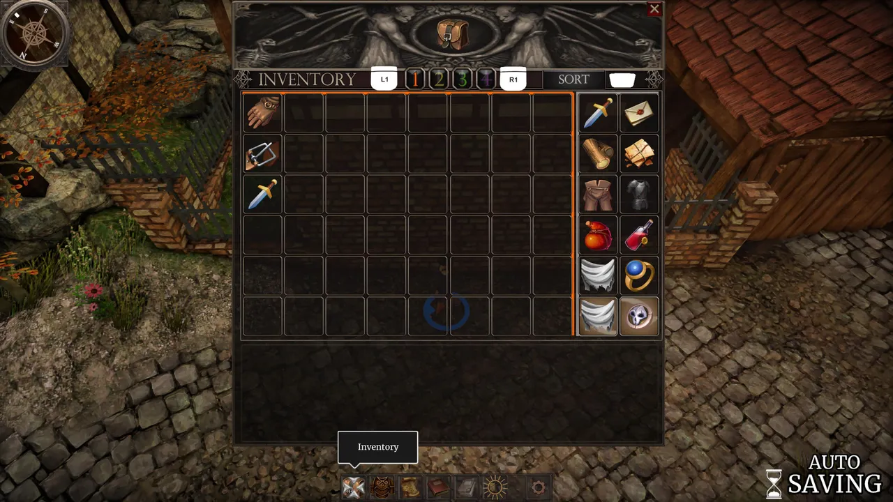 Inventory management leans heavily into realism — every item must be manually equipped, which adds immersion but occasionally gets in the way.