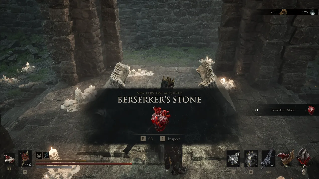 Making three offerings unlocks the Berserker's Stone, tucked away just off the main path to the Heart of Vatra.