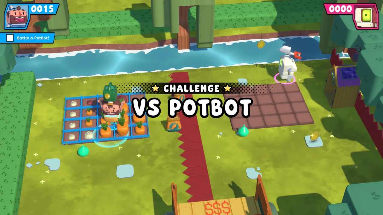 Bright, cartoonish and full of character, Planted! looks the part, even when the frame rate struggles to keep up.