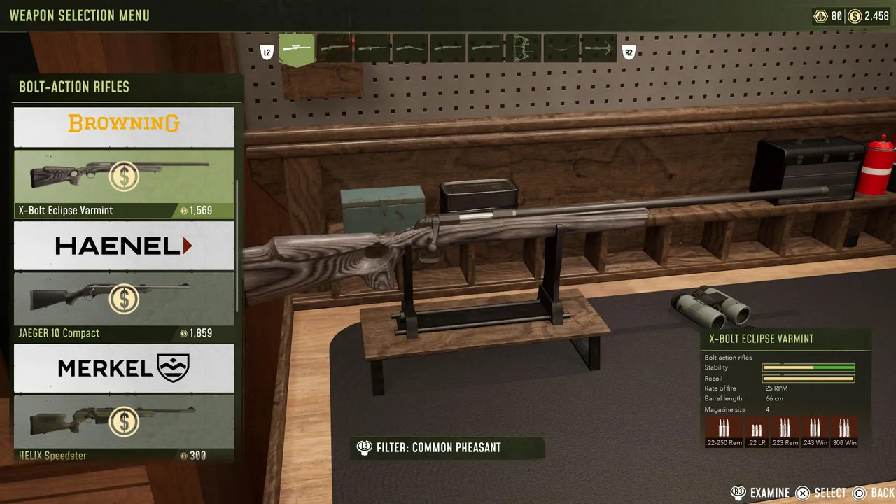 Hunt enthusiast will have a blast with the amount of licensed gear.