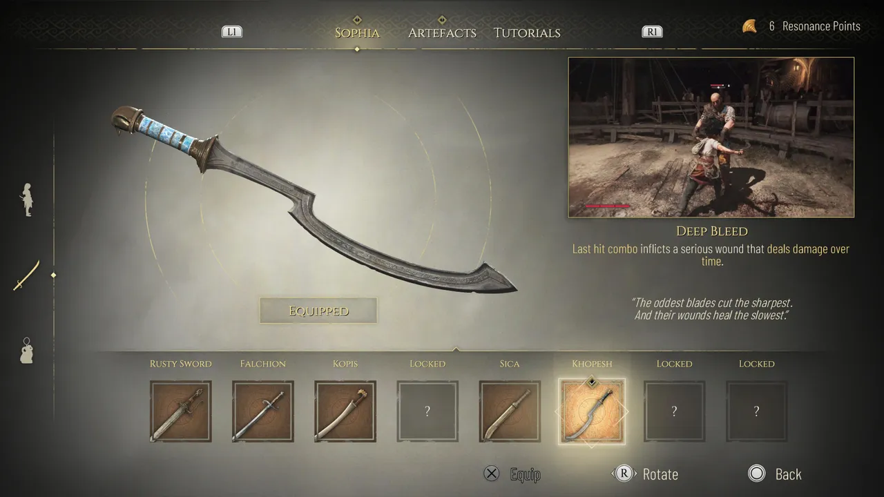 You can find new weapons, which bring you new finisher moves and attributes in combat.