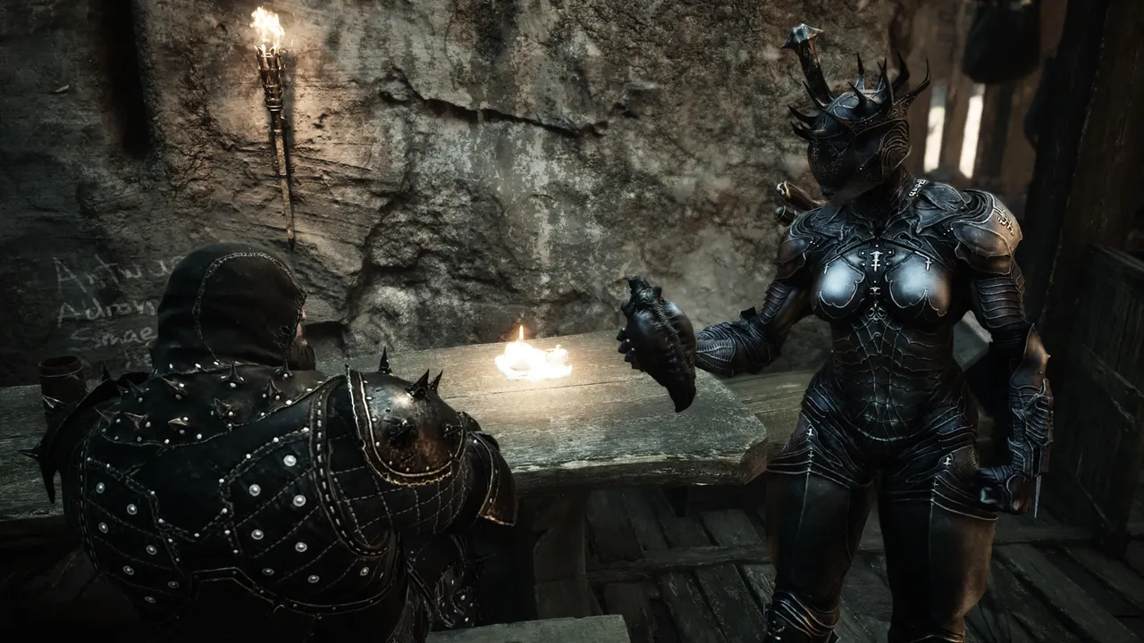 Handing over the Heart of Vatra triggers the final sequence. Gragu eats it and dies, leaving his shell behind for Harbinger to take.