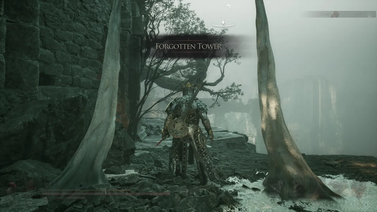 Use the teleport gate, which will transport you to the Forgotten Tower