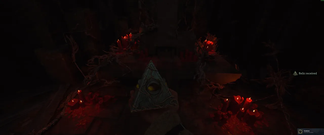 Even a quiet altar room was enough to drag the frame rate down to the teens.