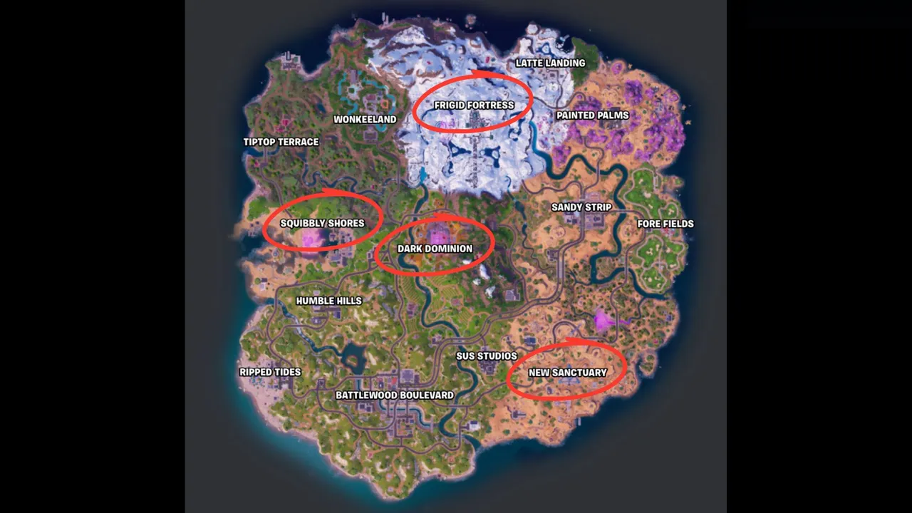 All Fortnite Boss Locations in Chapter 7 Season 2