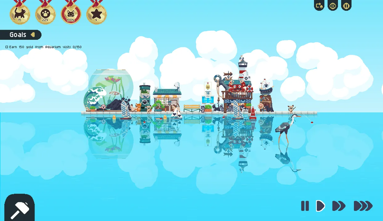 In Cat Isle, you get to create your own perfect cat sanctuary.