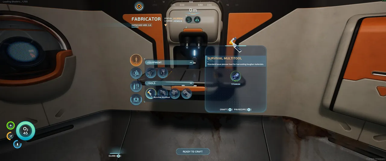 The Survival Multitool is required to harvest Acidic Raion Pouches. It costs three Titanium to craft and is found under Tools in the Fabricator. Gather your Titanium first before heading out to find the Acid Raions.
