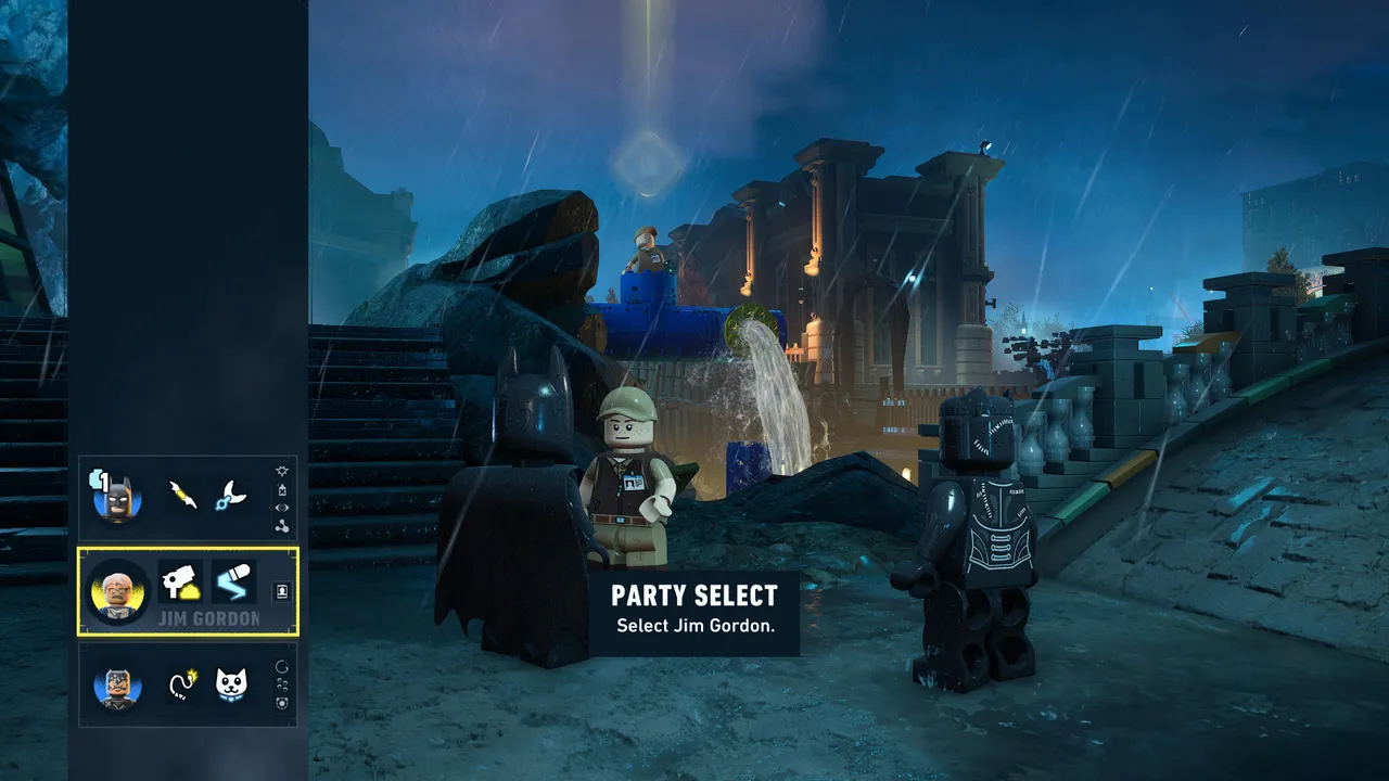 Depending on the situation, Batman can swap his sidekicks.