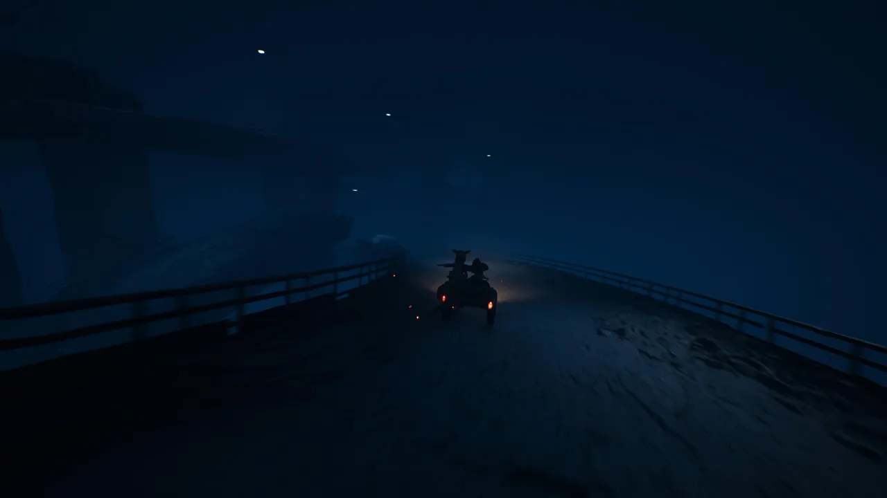 In the DLC you get to travel on foot but also by using a vehicle.