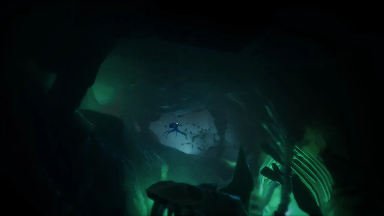 In Darwin's Paradox, both the facilities and the ocean are filled with danger.