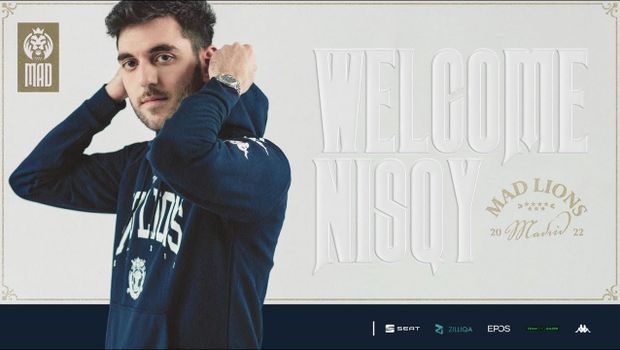 Nisqy officially announced as new MAD Lions mid laner