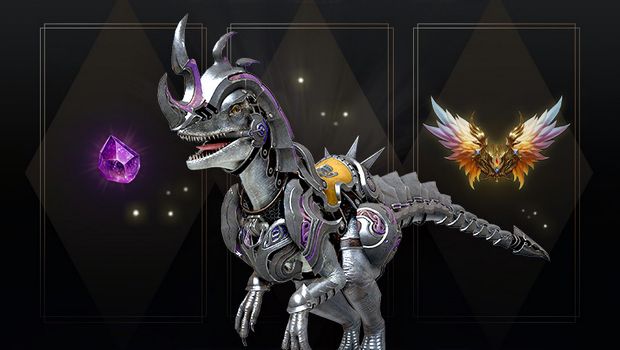 Lost Ark - Silver Combat Raptor Mount Awarded From Prime Gaming Loot