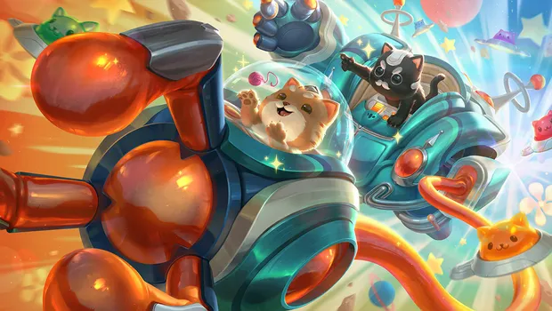 League of Legends leak reveals April Fools Blitzcrank skin for "For Demacia" Act 2