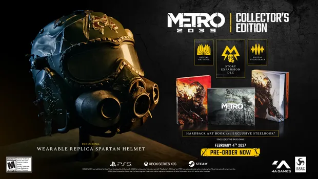 Metro 2039 pre-orders are open, and the Collector’s Edition includes a wearable Spartan Helmet