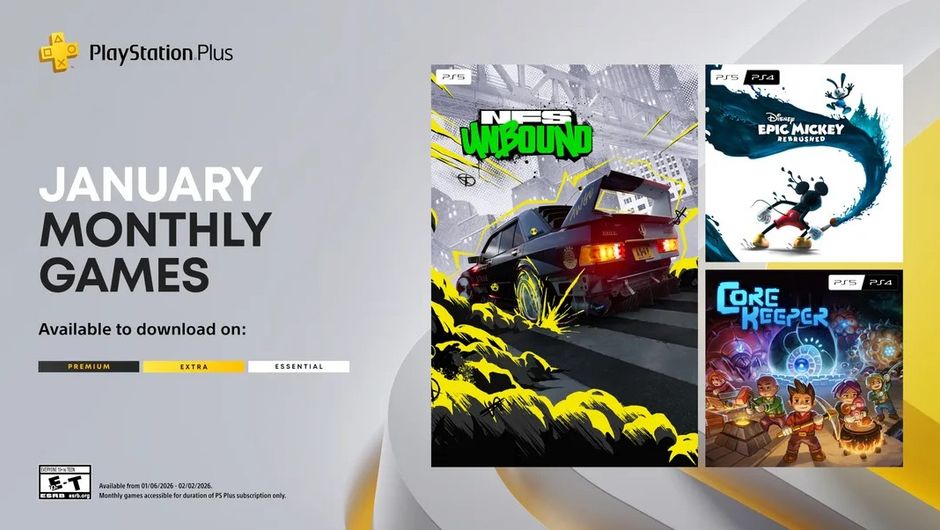 PlayStation Plus January 2026 monthly games revealed: Core Keeper
