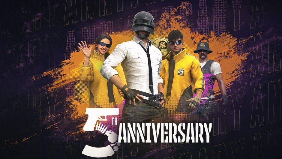 PUBG celebrates 5th anniversary with special drops