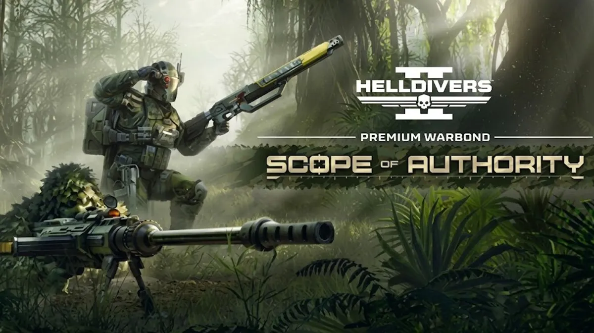 Helldivers 2: Scope of Authority Warbond brings new sniper weapons and camouflage gear