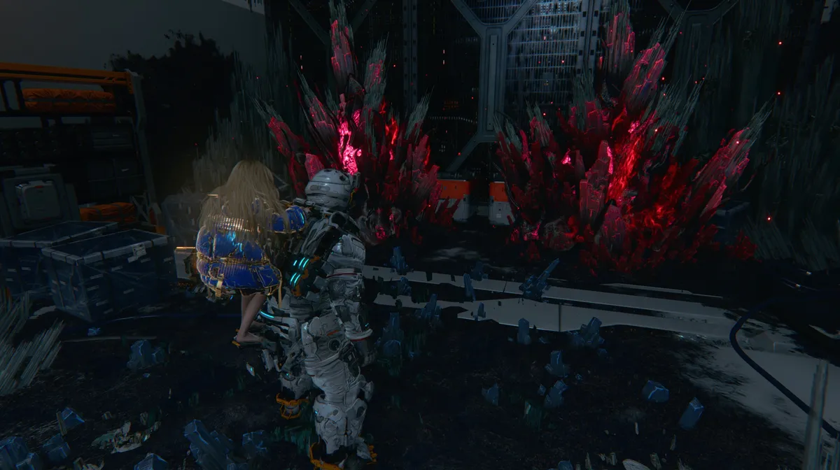 Pragmata: How to Clear Red Crystal Deposits in Business District
