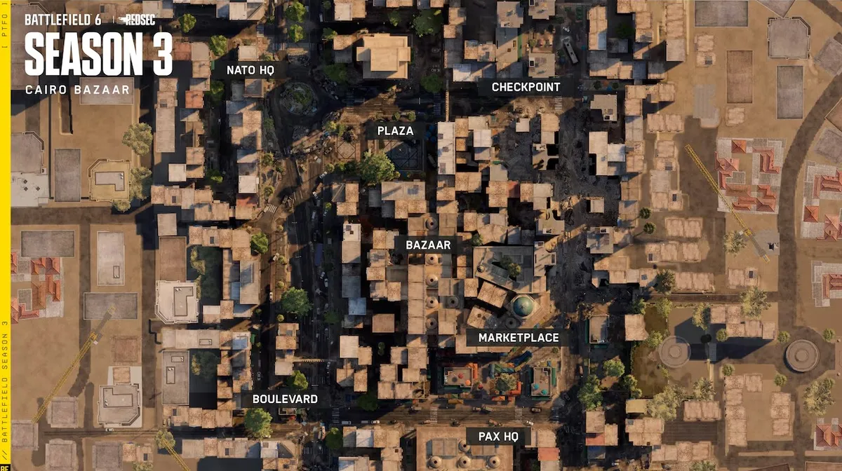 Battlefield 6 brings back Grand Bazaar as the new Cairo Bazaar map