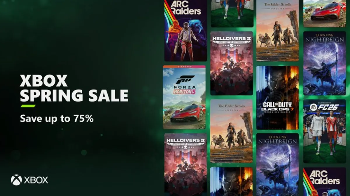 Xbox Spring Sale 2026 now live with 2000+ games including Elden Ring, Red Dead Redemption 2 and more