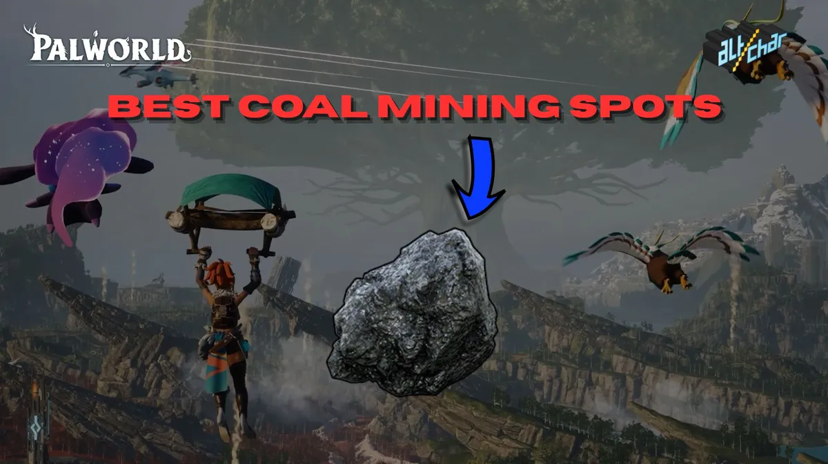 Palworld 1.0 - Best Coal Mining Spots