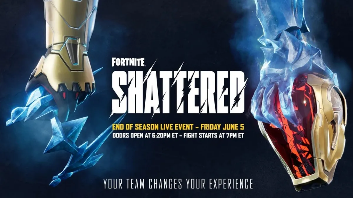 Fortnite announces “Shattered” Live Event for Chapter 7 Season 2 finale