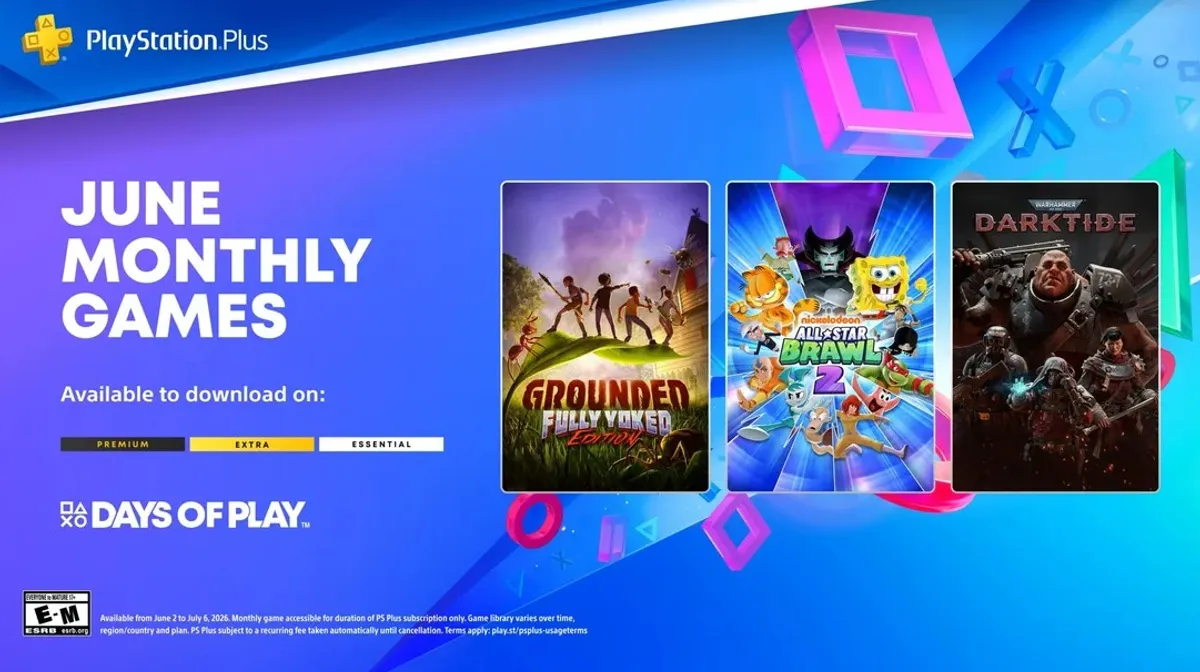 PlayStation Plus monthly games for June 2026 revealed