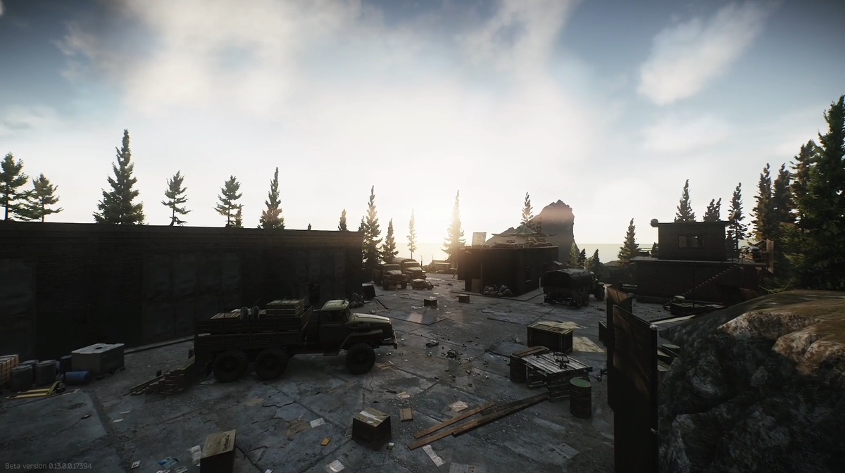 Military area