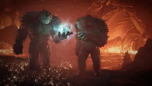 Exodus gameplay shows volcano exploration and new Eruption ability