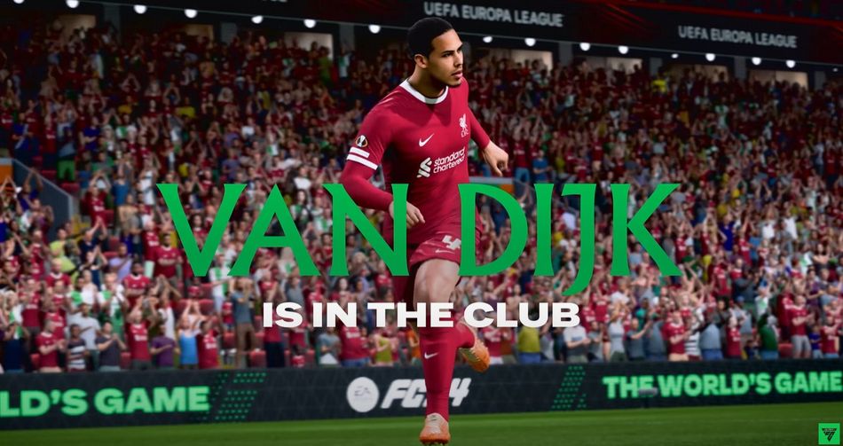 Liverpool's center back Virgil Van Dijk is one of the special rewards for those who play EA Sports FC 24 by January 16, 2024