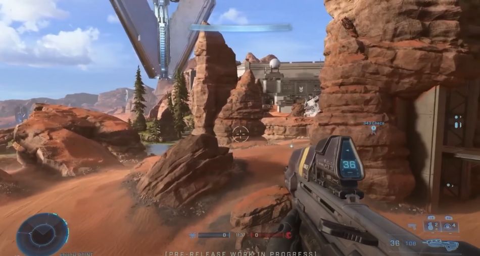 Halo Infinite Season 3 BTB map is a mix between desert and forest biome