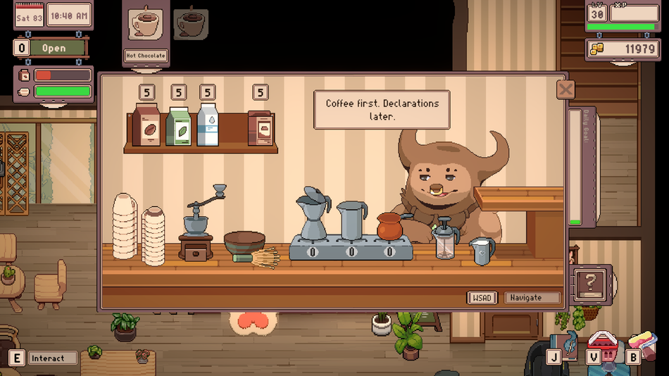 Tailside Cozy Café Sim