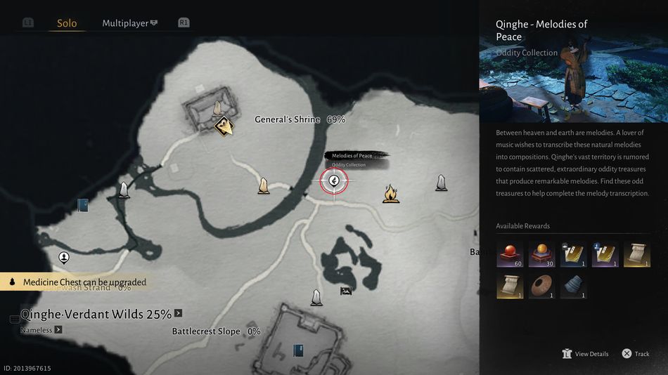 Where Winds Meet: The location of Qi Sheng and the first oddity