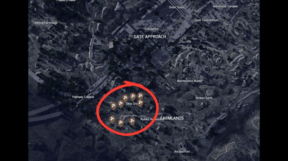 Olive location in Blue Gate in ARC Raiders.