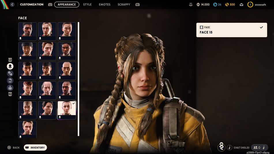 The character creation and customisation have their limitations in Arc Raiders.