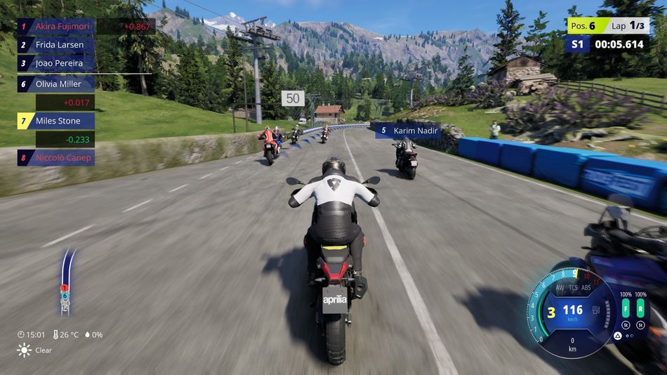 RIDE 6 delivers a true-to-life motorcycle racing simulation experience.