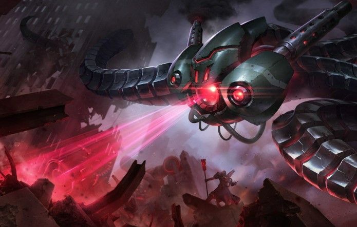 League of Legends Battlecast Vel'Koz skin