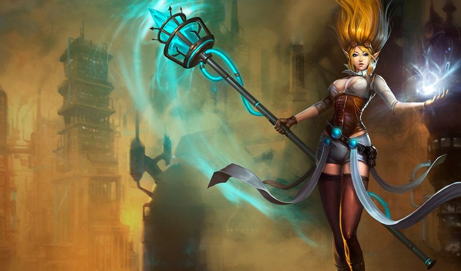 Hextech Janna splash art