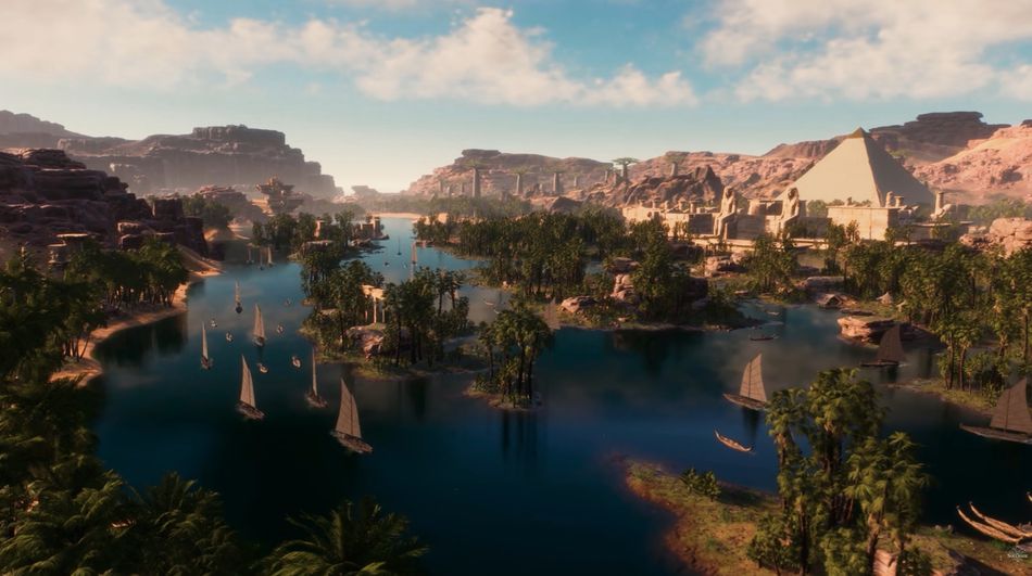 Ancient Egypt-inspired biomes feature dynamic day-night cycles and harsher survival challenges
