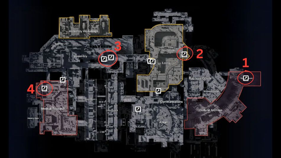 All Key Room Locations on Stella Montis in ARC Raiders
