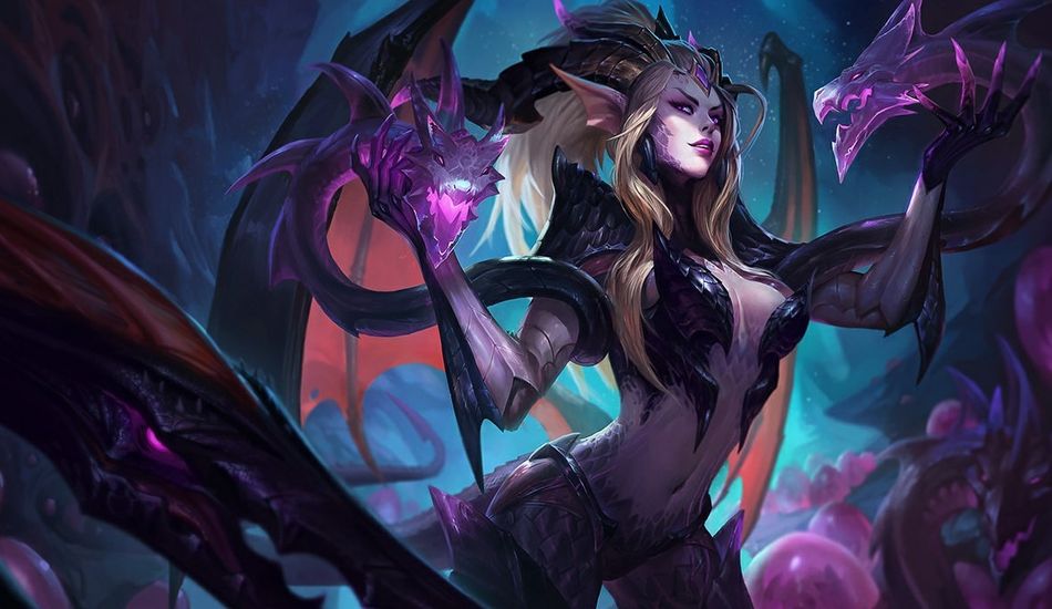 Dragon Sorceress Zyra splash art