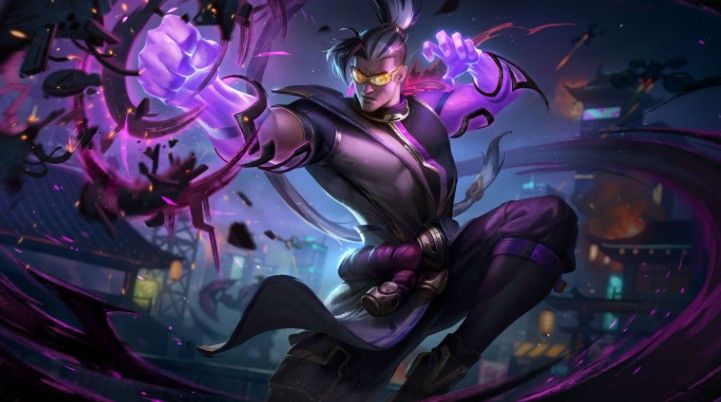 Inkshadow Lee Sin splash art